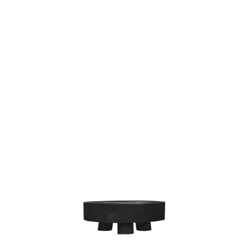 Bloomsbury Market Priyah Wood Pedestal Coffee Table Tray & Reviews